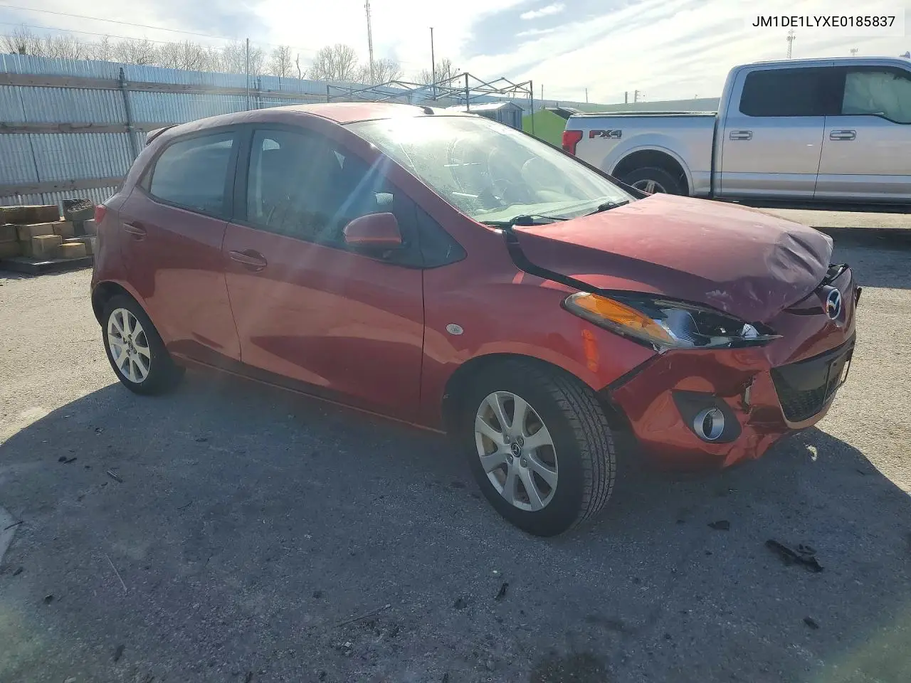 2014 Mazda Mazda2 Touring VIN: JM1DE1LYXE0185837 Lot: 78419065