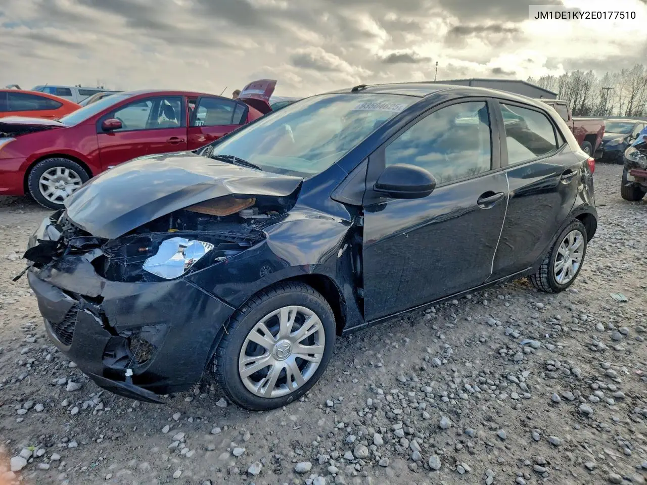 2014 Mazda Mazda2 Sport VIN: JM1DE1KY2E0177510 Lot: 79879765
