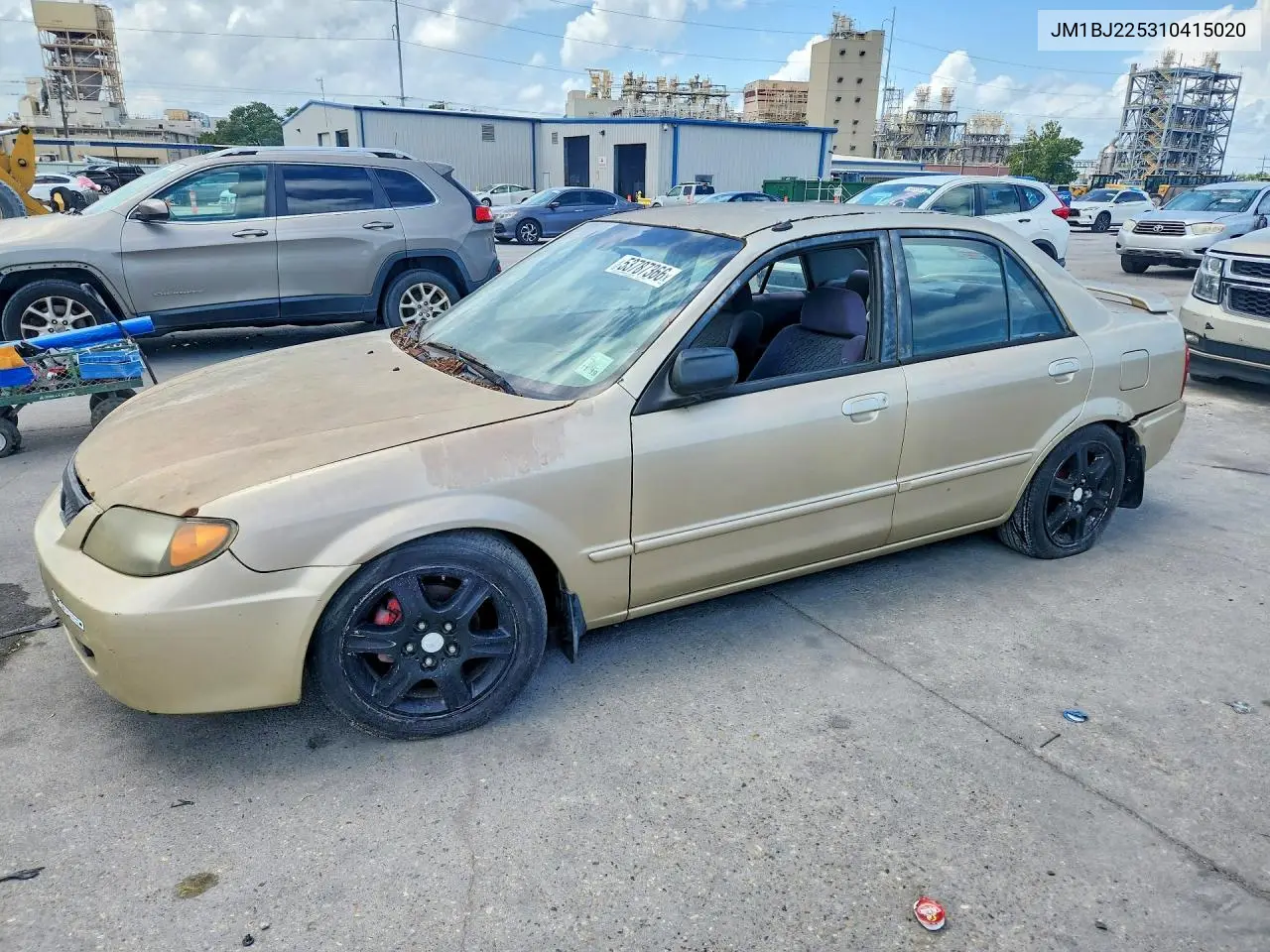 2001 Mazda Protege Lx VIN: JM1BJ225310415020 Lot: 53787366