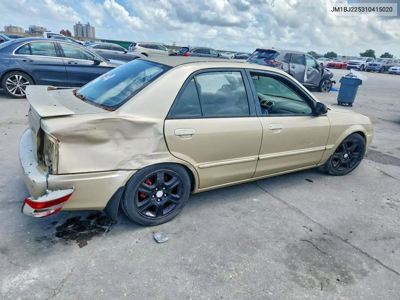 2001 Mazda Protege Lx VIN: JM1BJ225310415020 Lot: 53787366