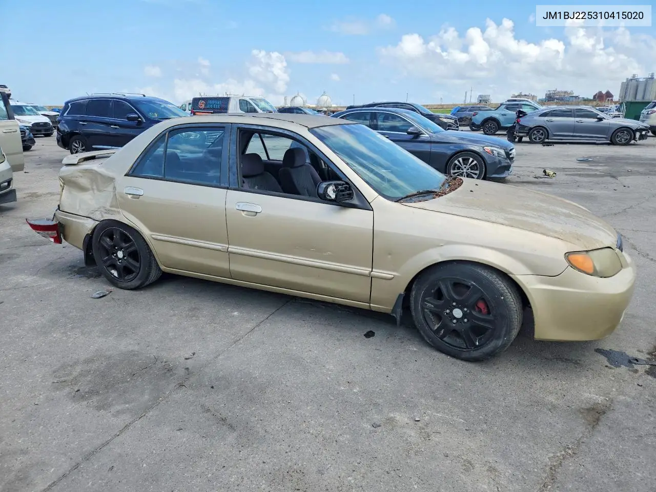 2001 Mazda Protege Lx VIN: JM1BJ225310415020 Lot: 53787366