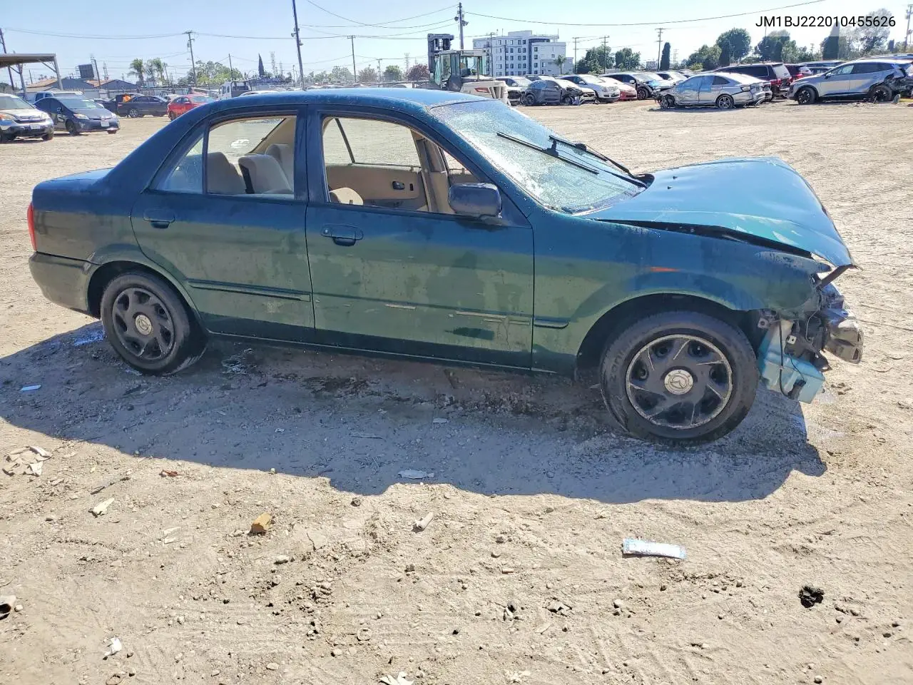 2001 Mazda Protege Dx VIN: JM1BJ222010455626 Lot: 58915896
