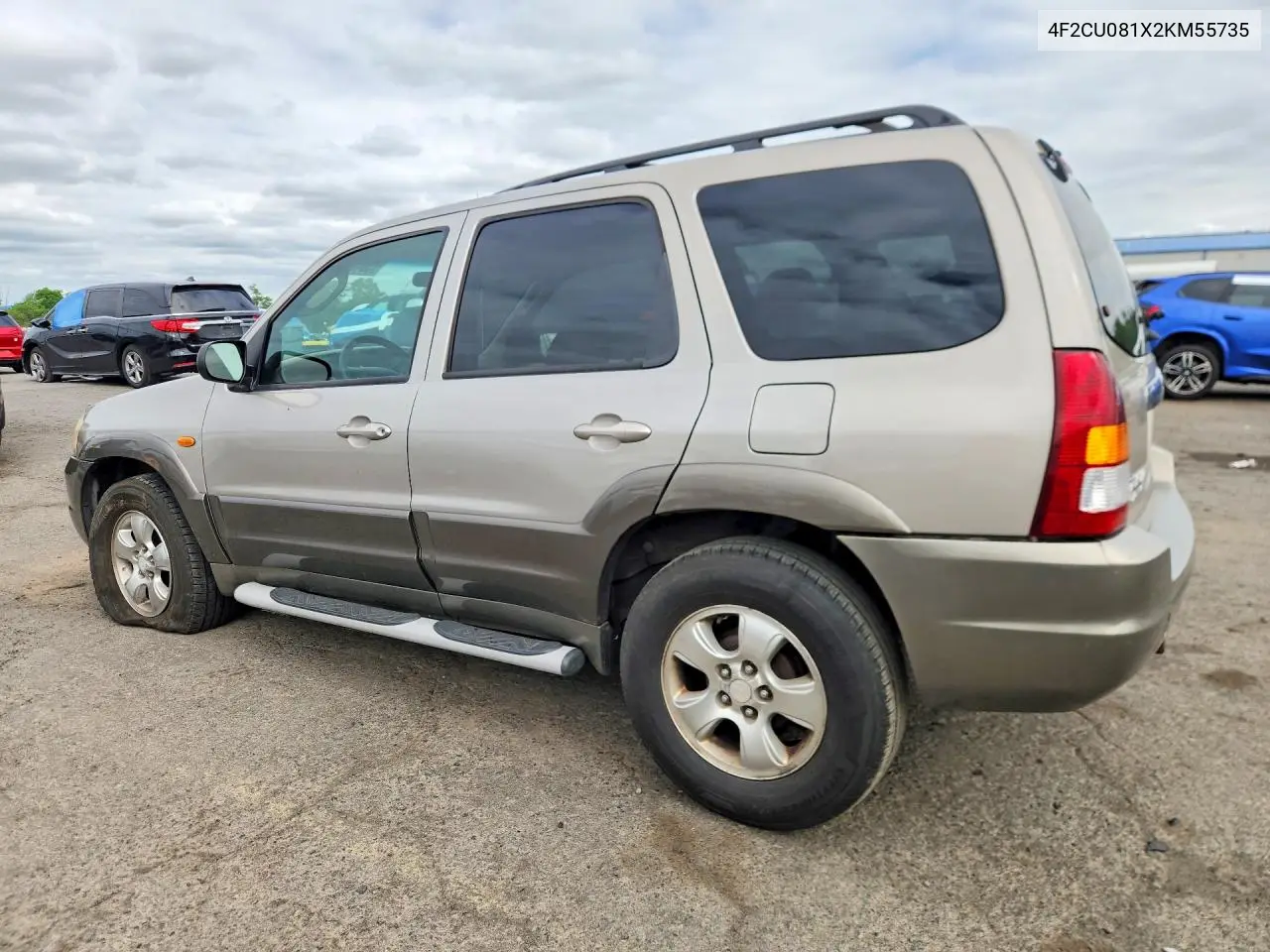 2002 Mazda Tribute Lx VIN: 4F2CU081X2KM55735 Lot: 56481176