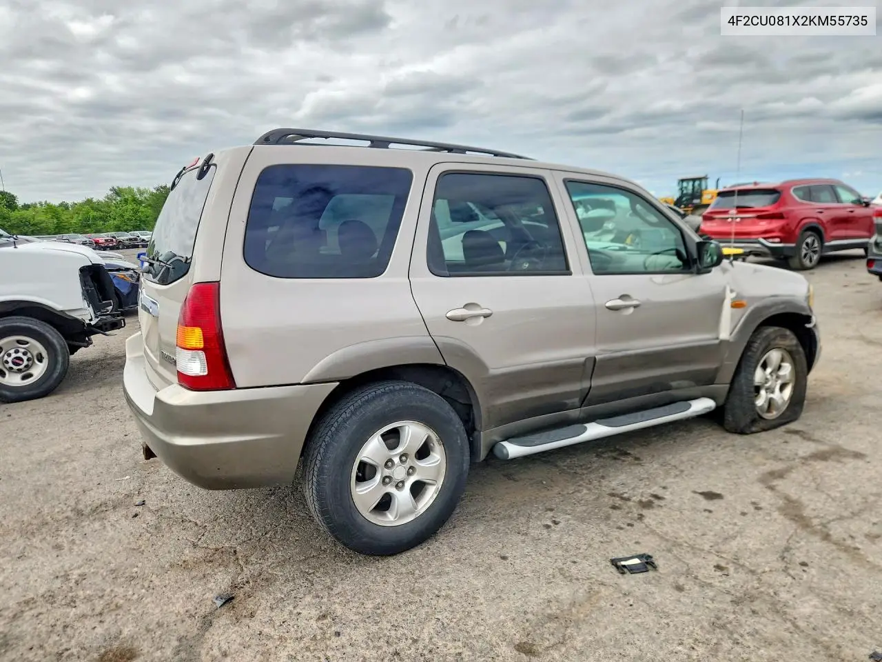 2002 Mazda Tribute Lx VIN: 4F2CU081X2KM55735 Lot: 56481176
