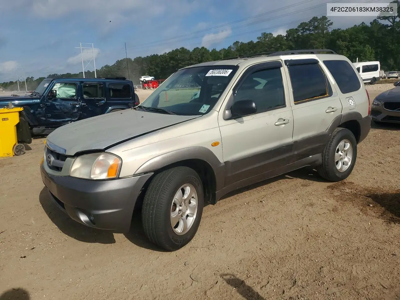 2003 Mazda Tribute Es VIN: 4F2CZ06183KM38325 Lot: 50238206