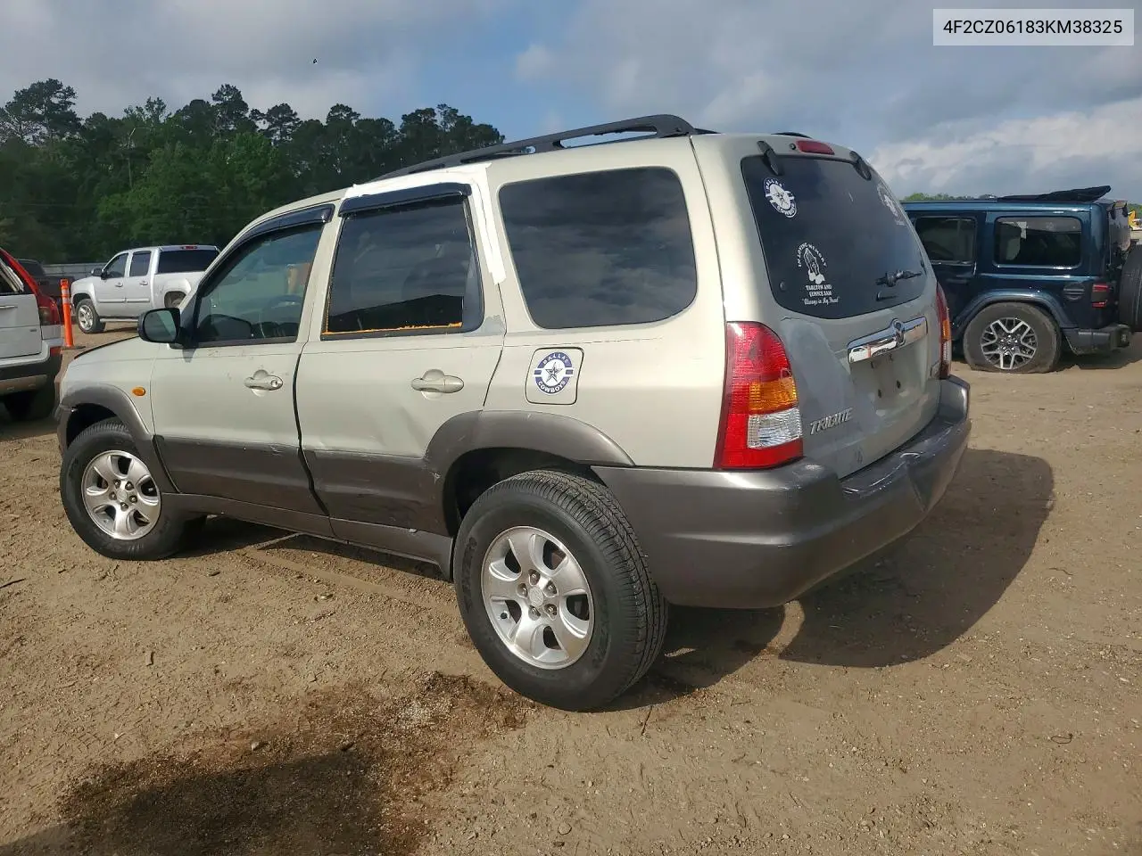 2003 Mazda Tribute Es VIN: 4F2CZ06183KM38325 Lot: 50238206