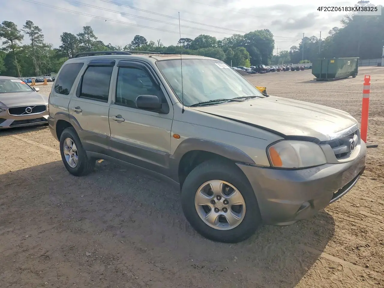 2003 Mazda Tribute Es VIN: 4F2CZ06183KM38325 Lot: 50238206