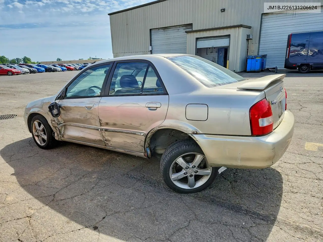 2003 Mazda Protege Dx VIN: JM1BJ226131206624 Lot: 53036526