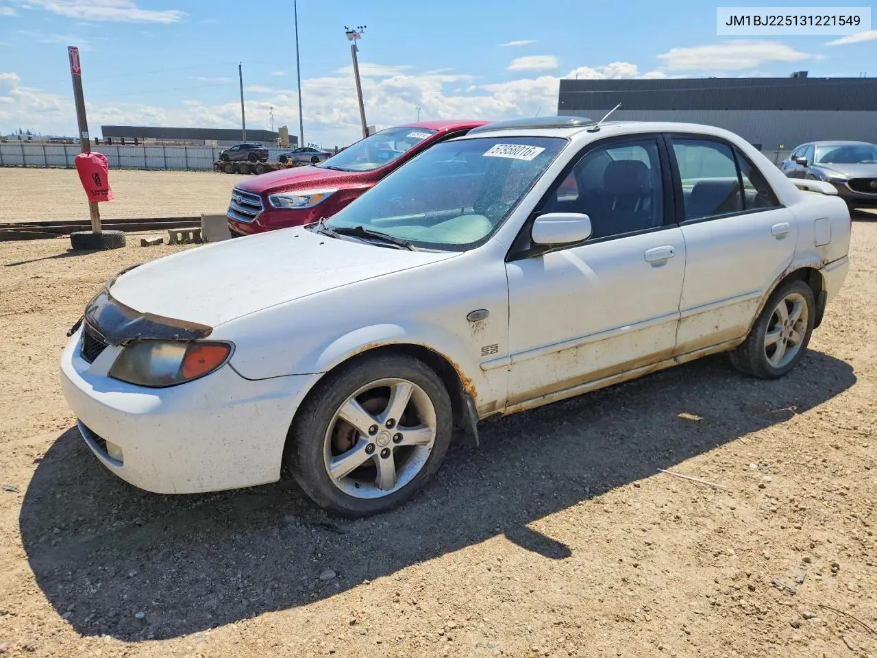 2003 Mazda Protege Dx VIN: JM1BJ225131221549 Lot: 57958016