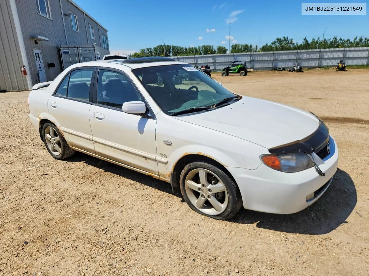 2003 Mazda Protege Dx VIN: JM1BJ225131221549 Lot: 57958016