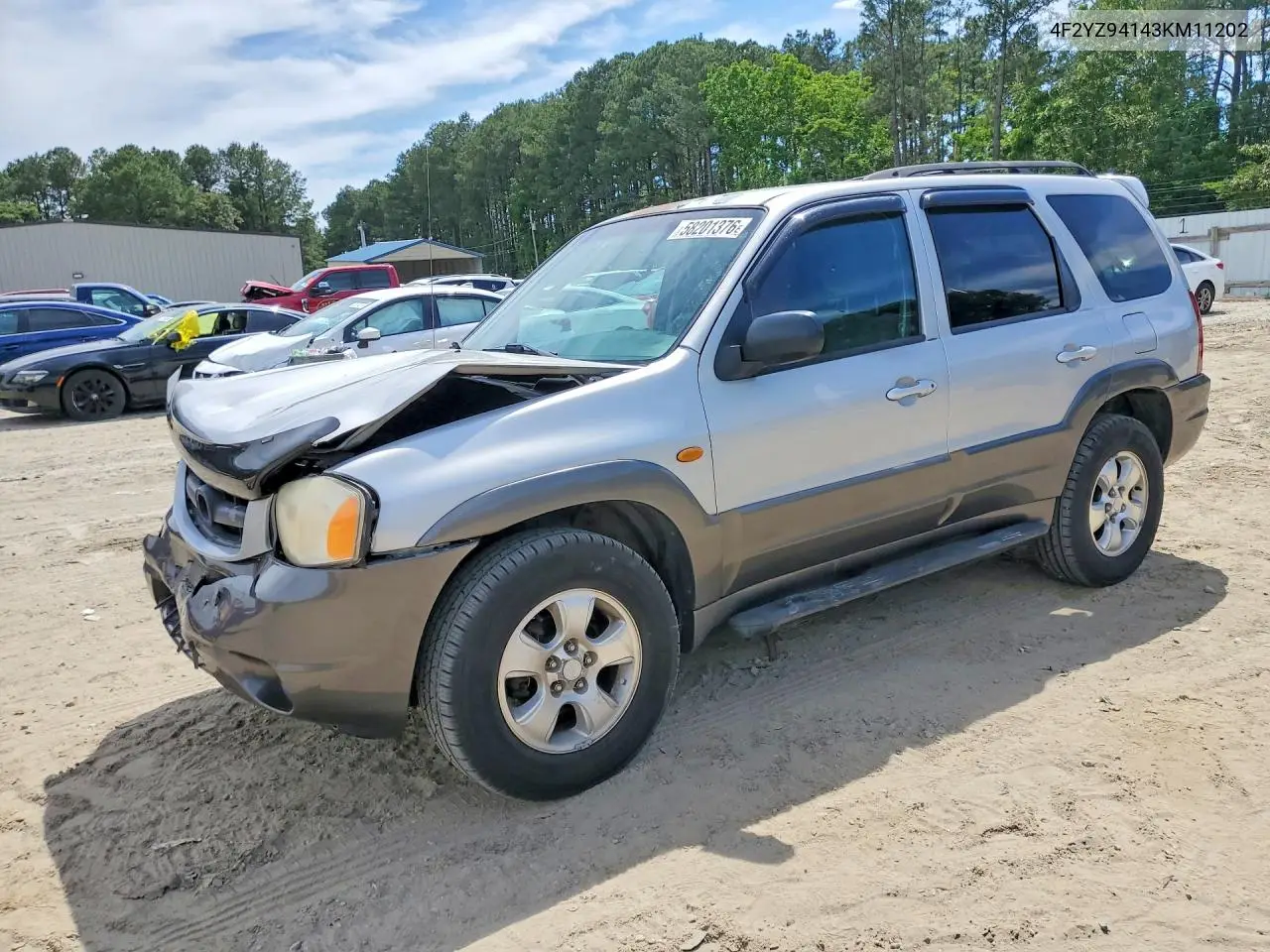 2003 Mazda Tribute Lx VIN: 4F2YZ94143KM11202 Lot: 58201376