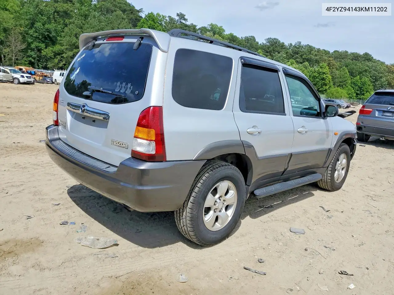 2003 Mazda Tribute Lx VIN: 4F2YZ94143KM11202 Lot: 58201376