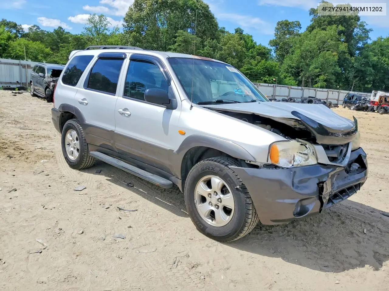 2003 Mazda Tribute Lx VIN: 4F2YZ94143KM11202 Lot: 58201376