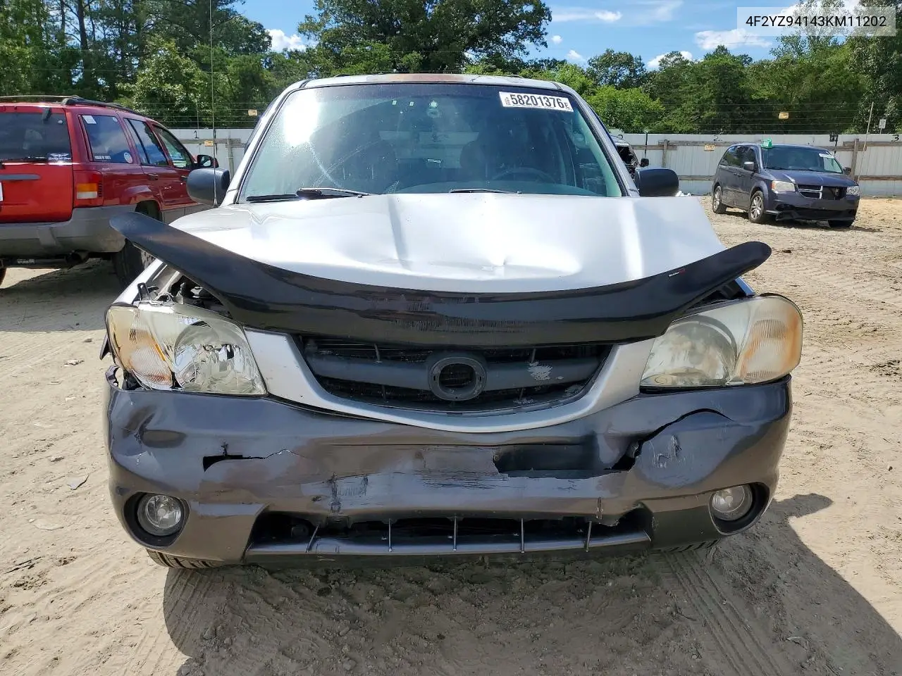 2003 Mazda Tribute Lx VIN: 4F2YZ94143KM11202 Lot: 58201376