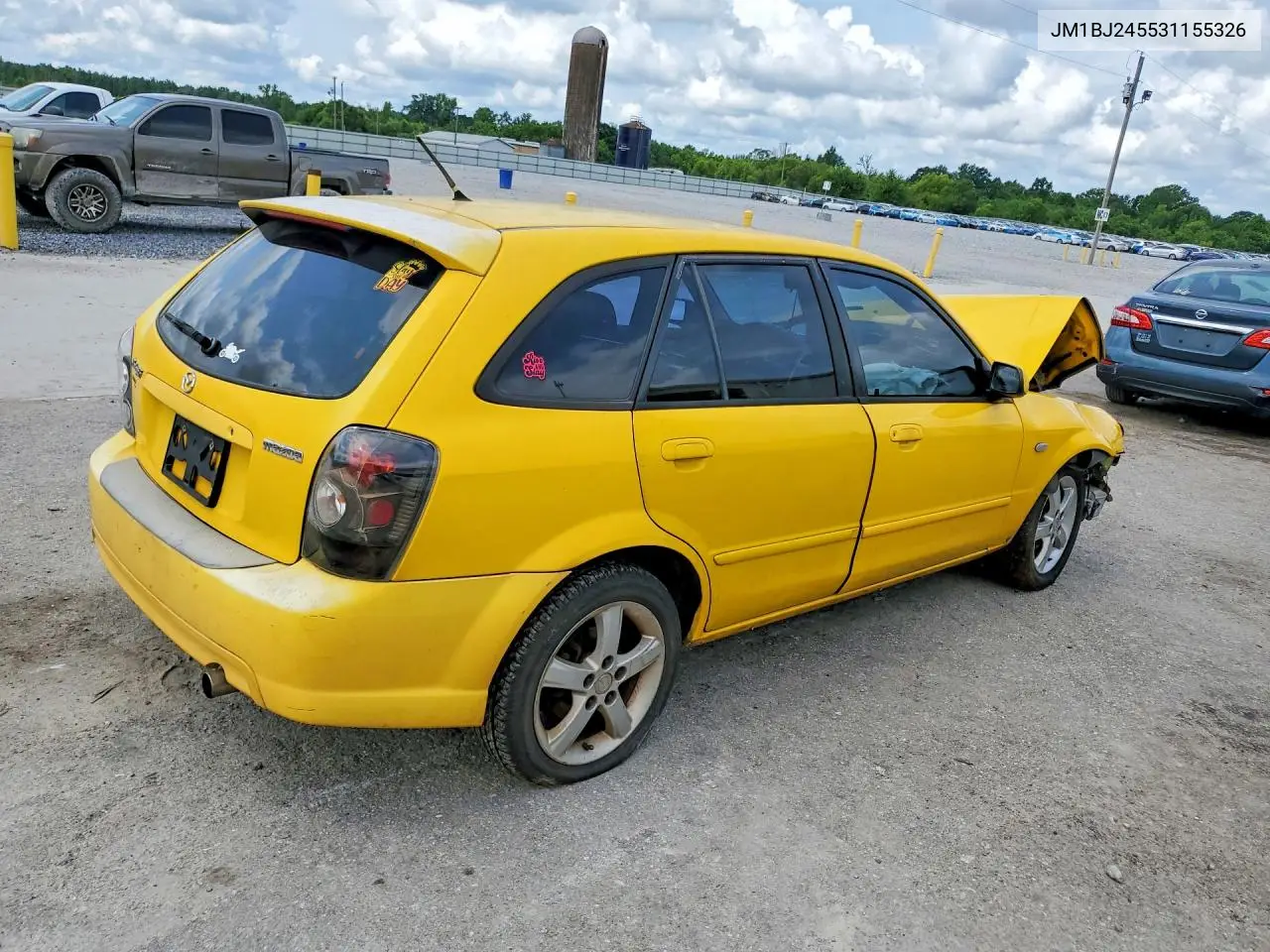 2003 Mazda Protege Pr5 VIN: JM1BJ245531155326 Lot: 58720756