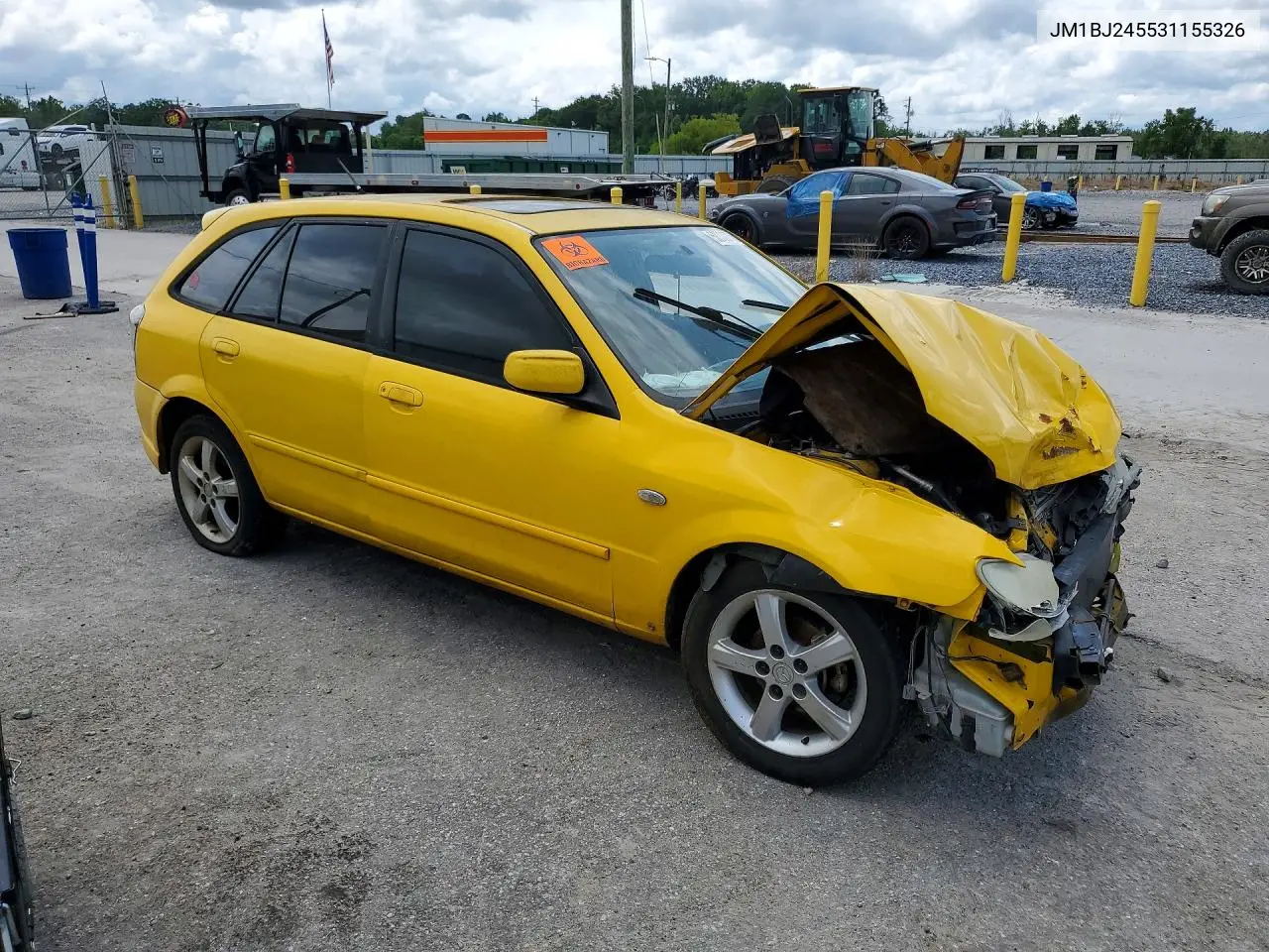 2003 Mazda Protege Pr5 VIN: JM1BJ245531155326 Lot: 58720756