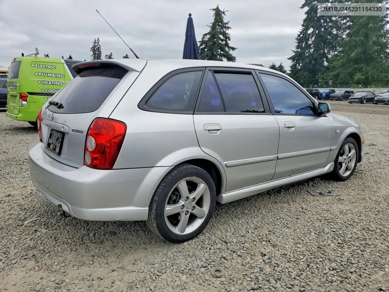 2003 Mazda Protege Pr5 VIN: JM1BJ245231154330 Lot: 59658186