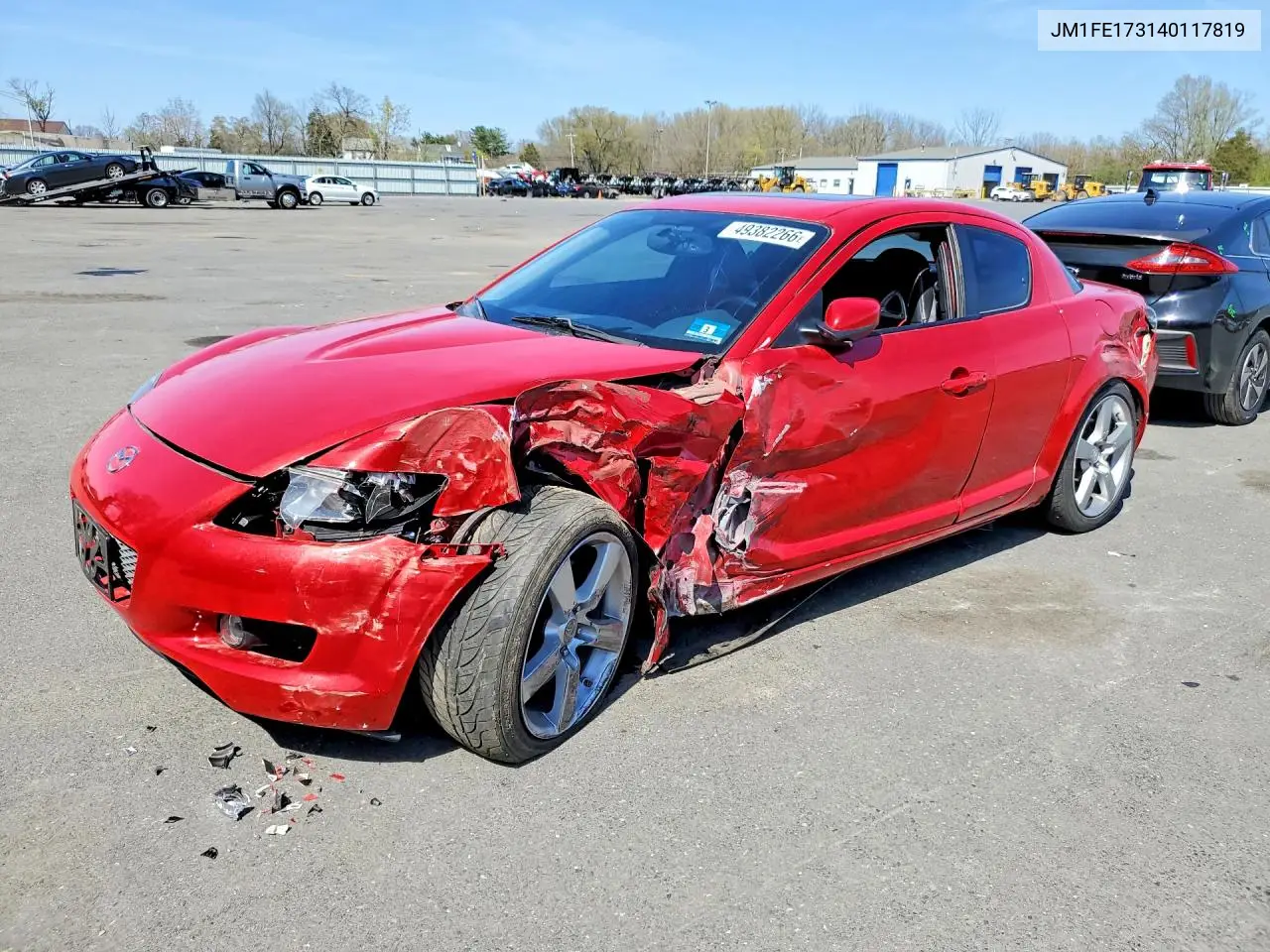 2004 Mazda Rx8 VIN: JM1FE173140117819 Lot: 49382266