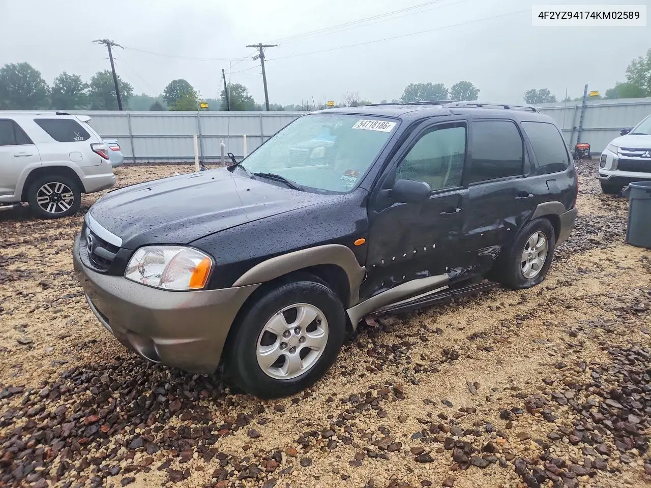 2004 Mazda Tribute Lx VIN: 4F2YZ94174KM02589 Lot: 54718186