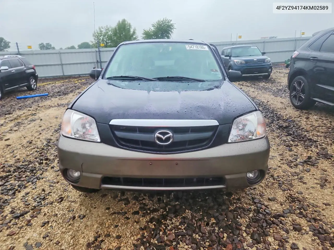 2004 Mazda Tribute Lx VIN: 4F2YZ94174KM02589 Lot: 54718186