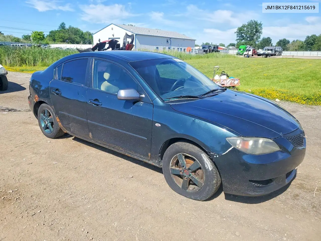 2004 Mazda 3 I VIN: JM1BK12F841215619 Lot: 58119596