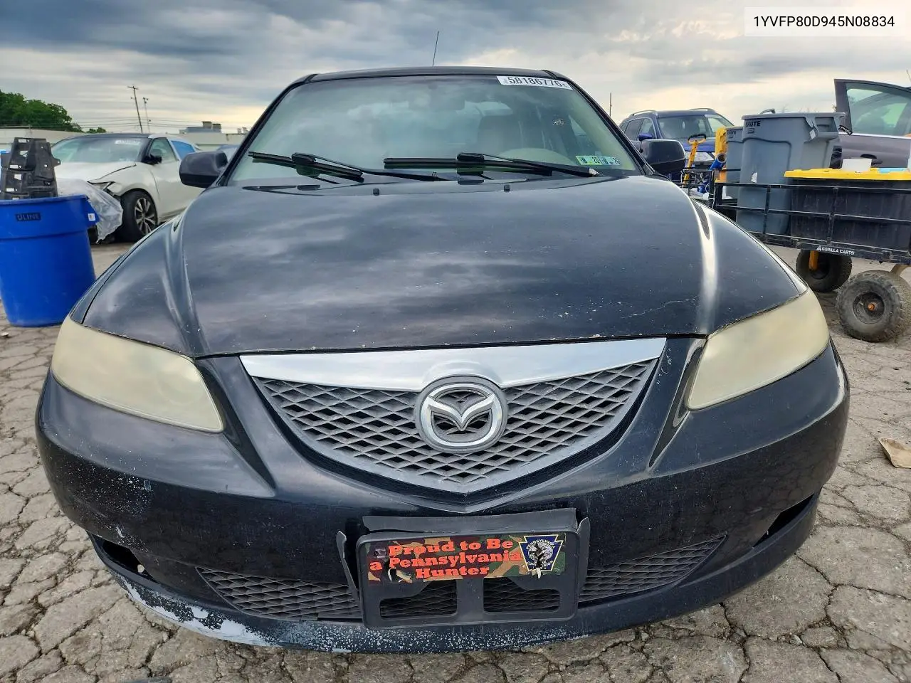 2004 Mazda 6 S VIN: 1YVFP80D945N08834 Lot: 58186776