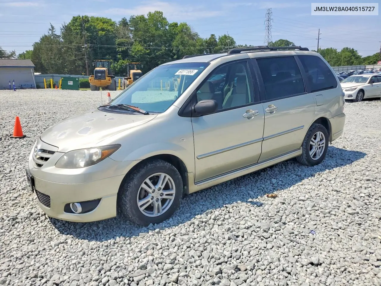 2004 Mazda Mpv Wagon VIN: JM3LW28A040515727 Lot: 60271866
