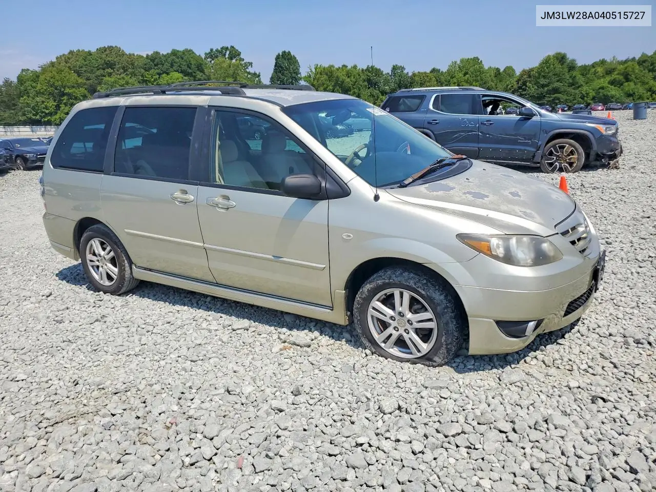 2004 Mazda Mpv Wagon VIN: JM3LW28A040515727 Lot: 60271866