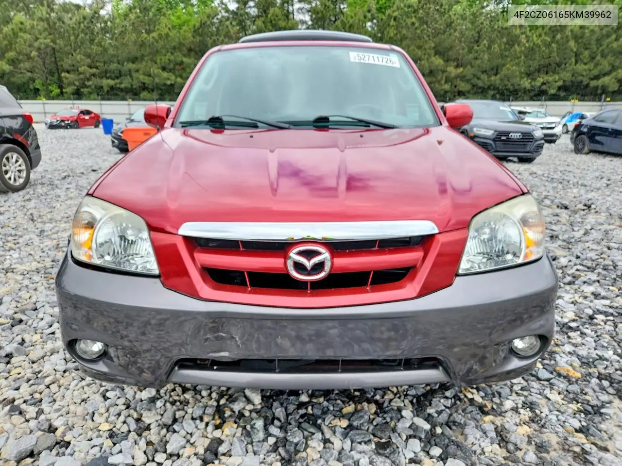 2005 Mazda Tribute S VIN: 4F2CZ06165KM39962 Lot: 52711726