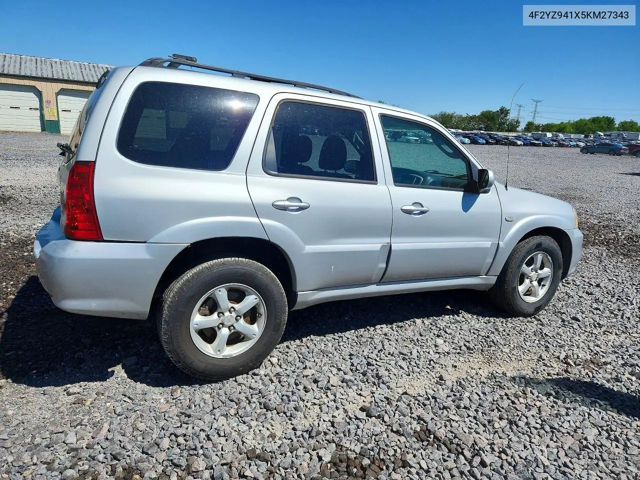 2005 Mazda Tribute S VIN: 4F2YZ941X5KM27343 Lot: 53260476