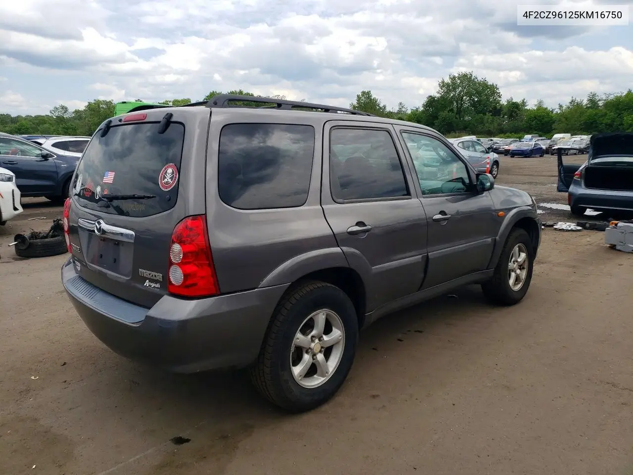 2005 Mazda Tribute S VIN: 4F2CZ96125KM16750 Lot: 54155506