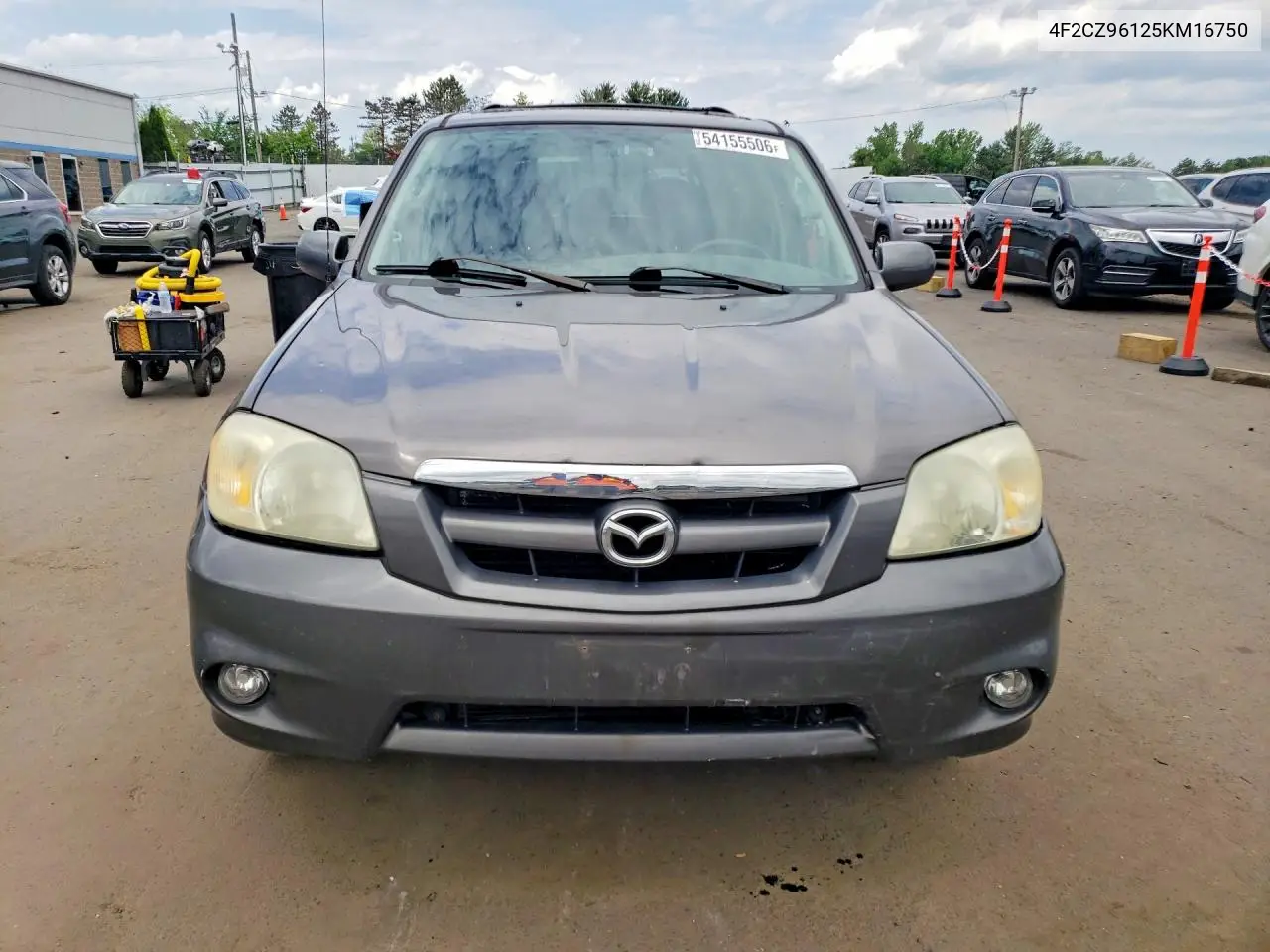 2005 Mazda Tribute S VIN: 4F2CZ96125KM16750 Lot: 54155506