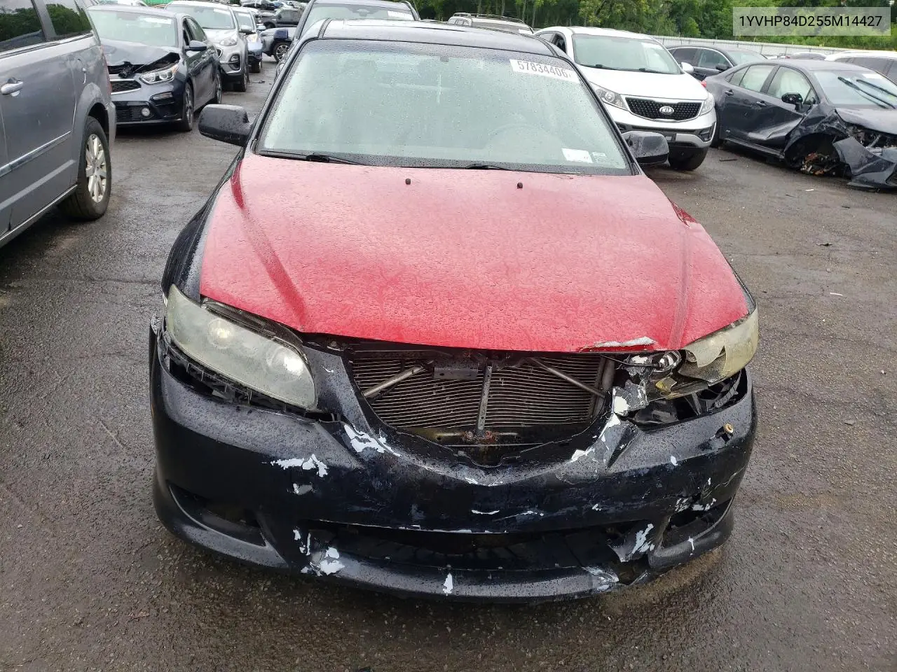 2005 Mazda 6 S VIN: 1YVHP84D255M14427 Lot: 57834406