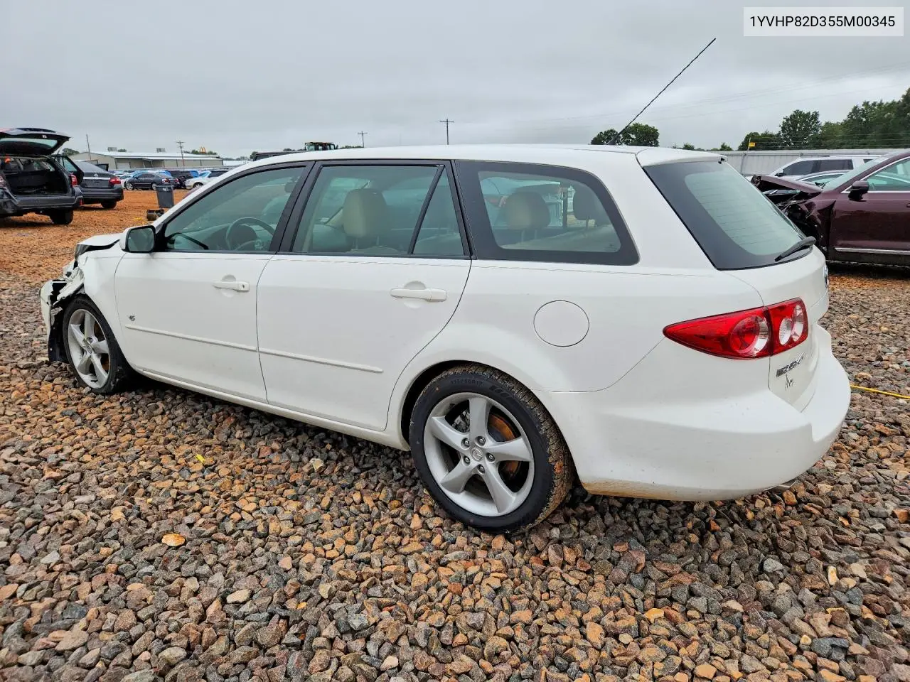 2005 Mazda 6 S VIN: 1YVHP82D355M00345 Lot: 58375756