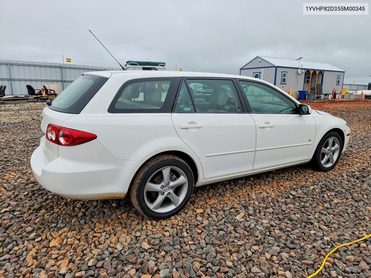 2005 Mazda 6 S VIN: 1YVHP82D355M00345 Lot: 58375756