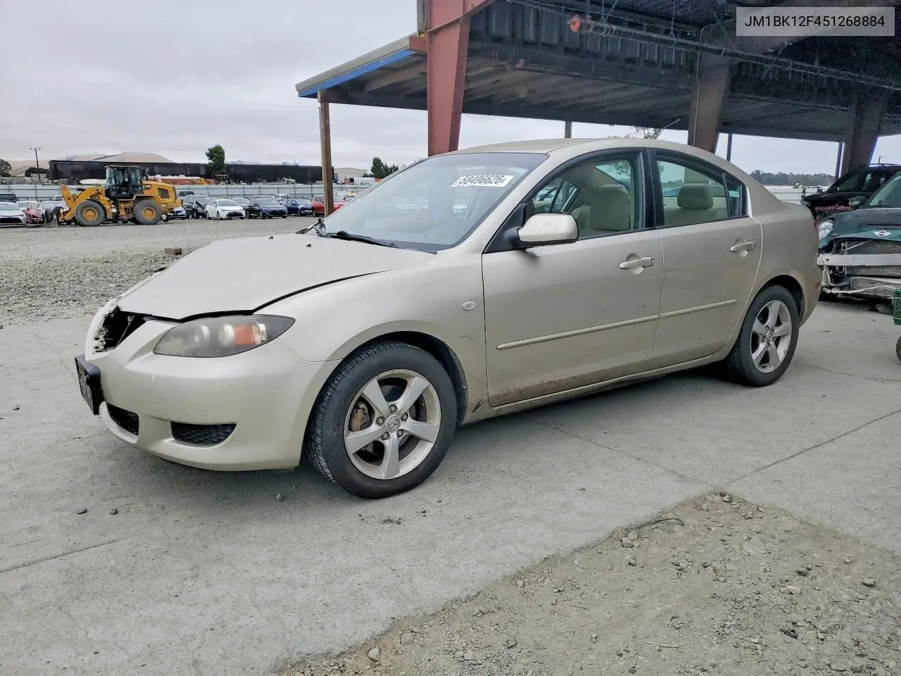 2005 Mazda 3 I VIN: JM1BK12F451268884 Lot: 58496626