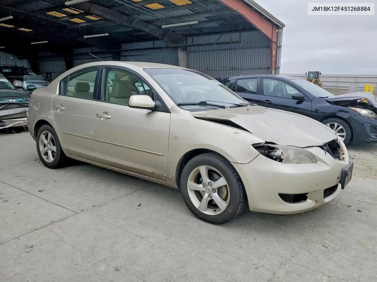 2005 Mazda 3 I VIN: JM1BK12F451268884 Lot: 58496626