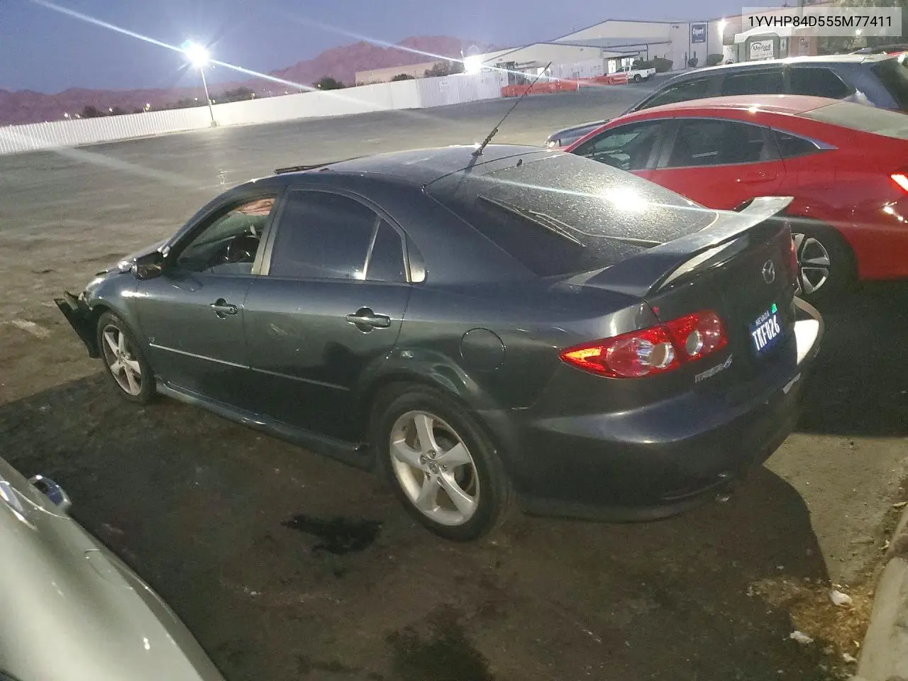 2005 Mazda 6 S VIN: 1YVHP84D555M77411 Lot: 58520306