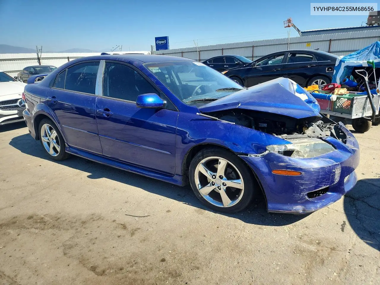 2005 Mazda 6 I VIN: 1YVHP84C255M68656 Lot: 58588586