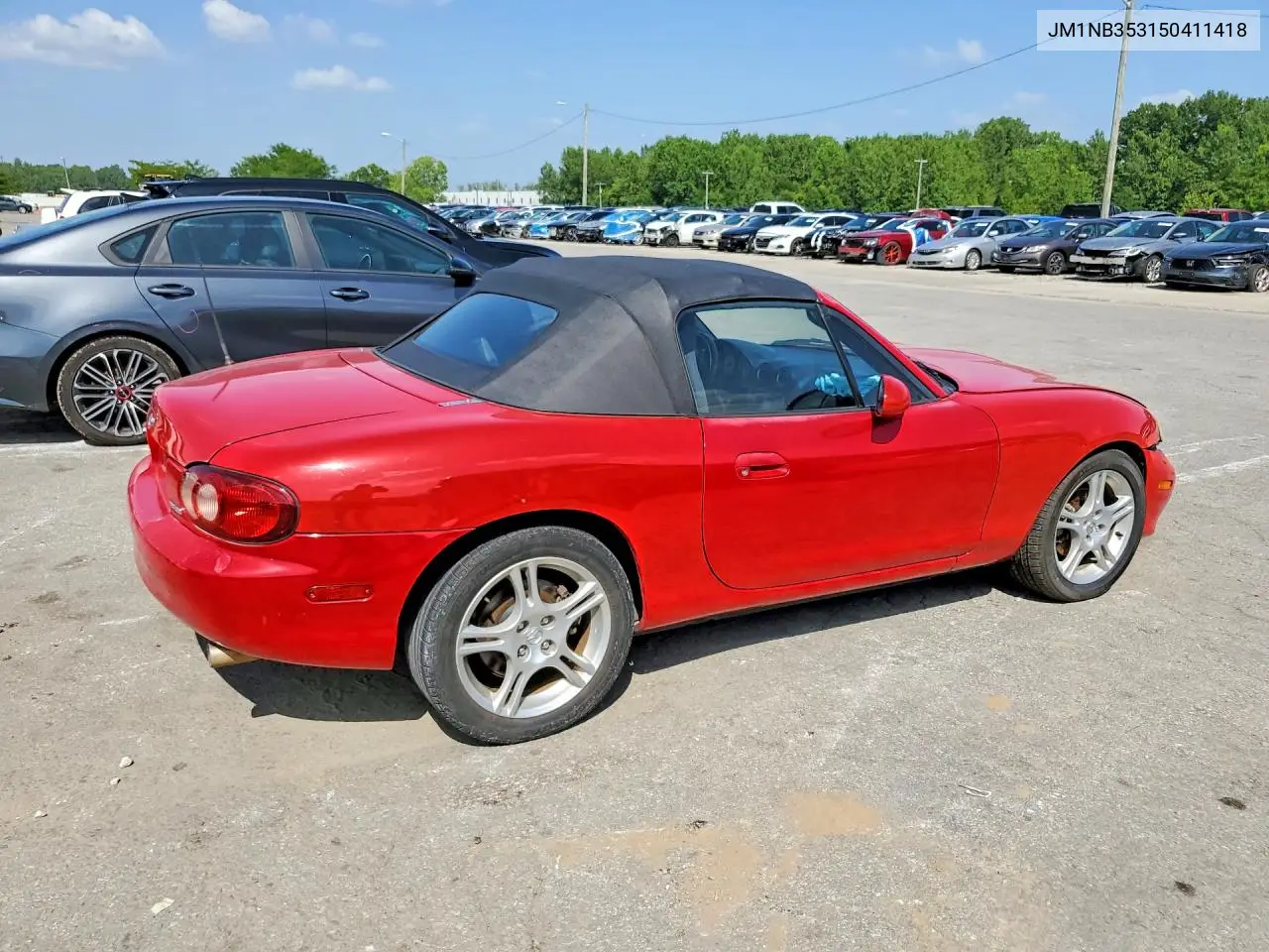 2005 Mazda Miata Mx-5 VIN: JM1NB353150411418 Lot: 59031456