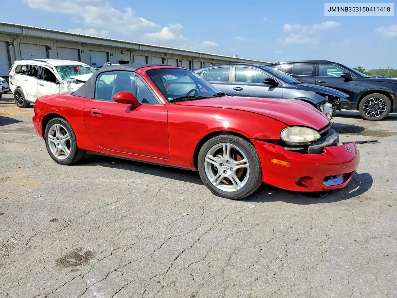 2005 Mazda Miata Mx-5 VIN: JM1NB353150411418 Lot: 59031456