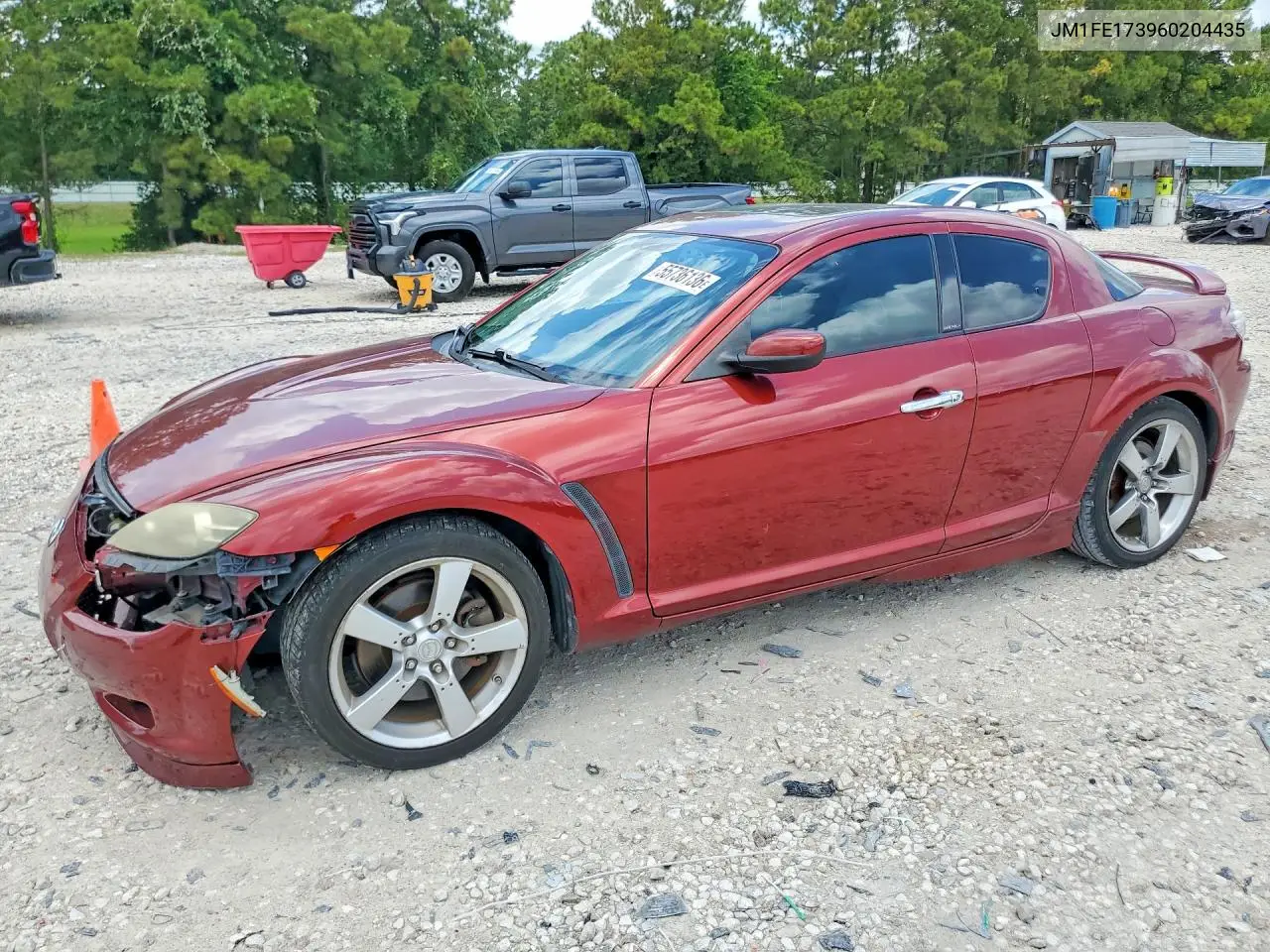 2006 Mazda Rx8 VIN: JM1FE173960204435 Lot: 55736136