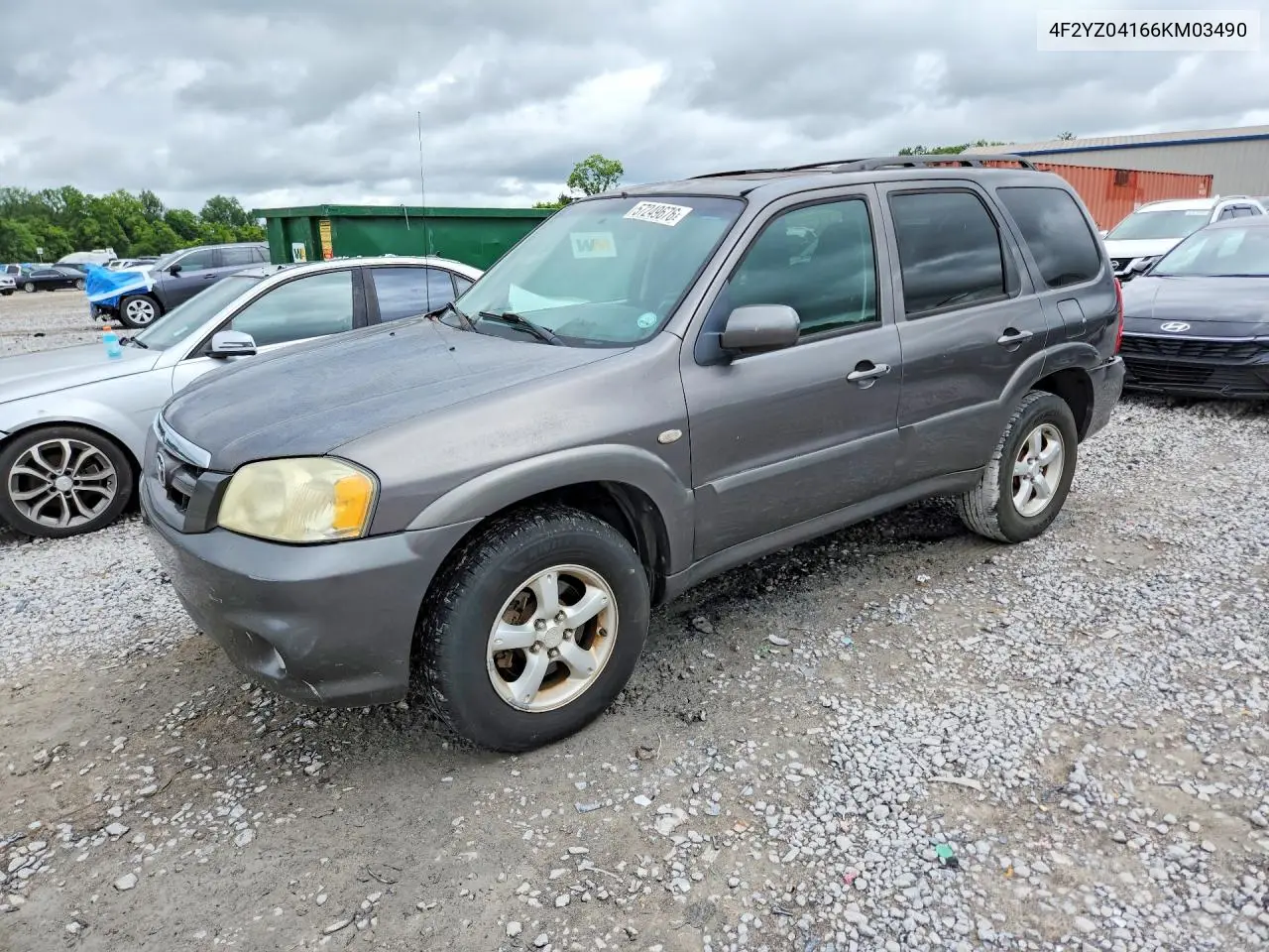 2006 Mazda Tribute S VIN: 4F2YZ04166KM03490 Lot: 57249676