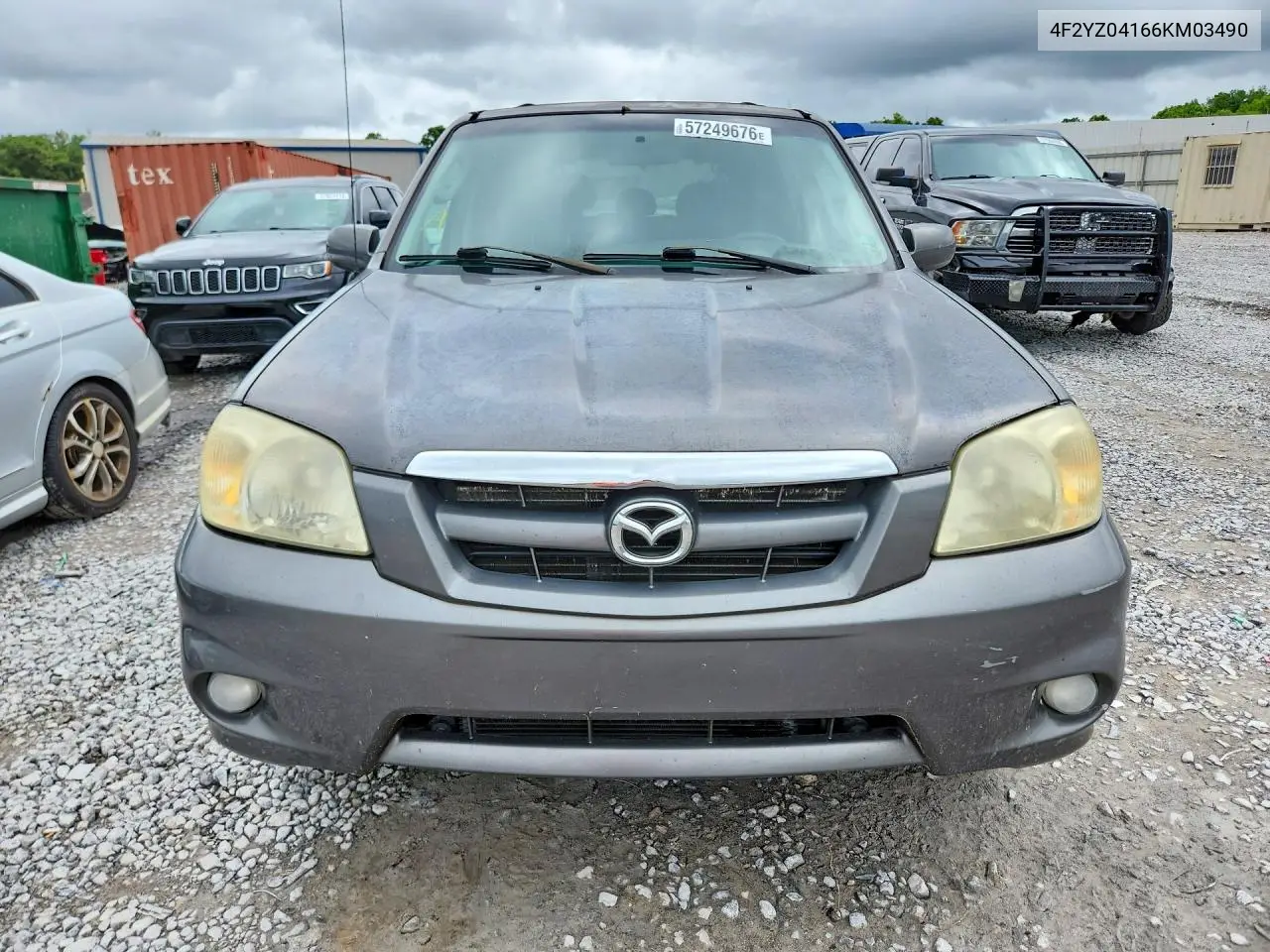 2006 Mazda Tribute S VIN: 4F2YZ04166KM03490 Lot: 57249676