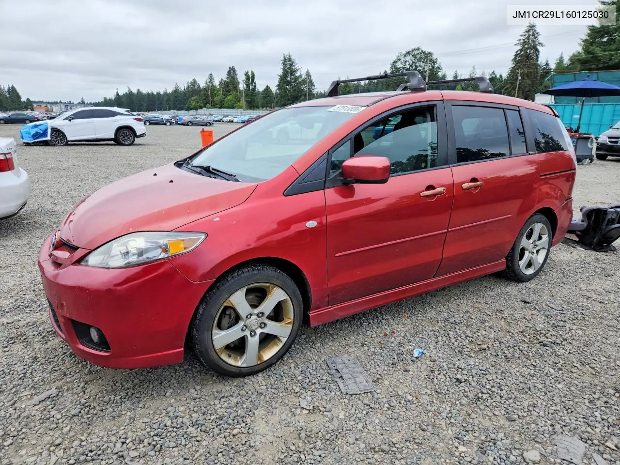 2006 Mazda 5 Touring VIN: JM1CR29L160125030 Lot: 57513806
