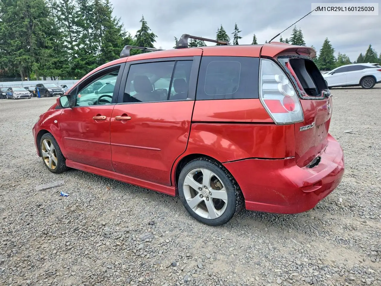 2006 Mazda 5 Touring VIN: JM1CR29L160125030 Lot: 57513806