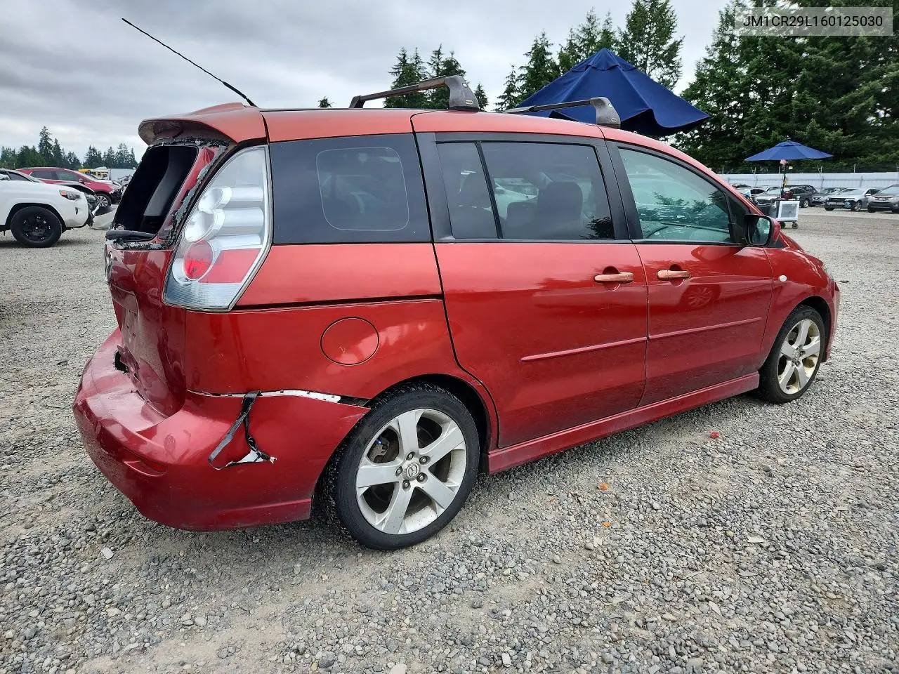 2006 Mazda 5 Touring VIN: JM1CR29L160125030 Lot: 57513806
