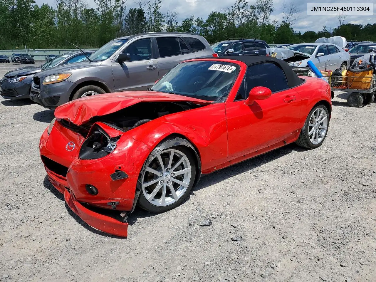 2006 Mazda Mx-5 Miata VIN: JM1NC25F460113304 Lot: 57766516