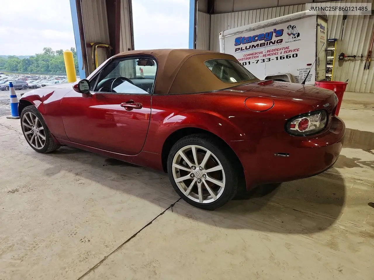 2006 Mazda Mx-5 Miata VIN: JM1NC25F860121485 Lot: 58021436