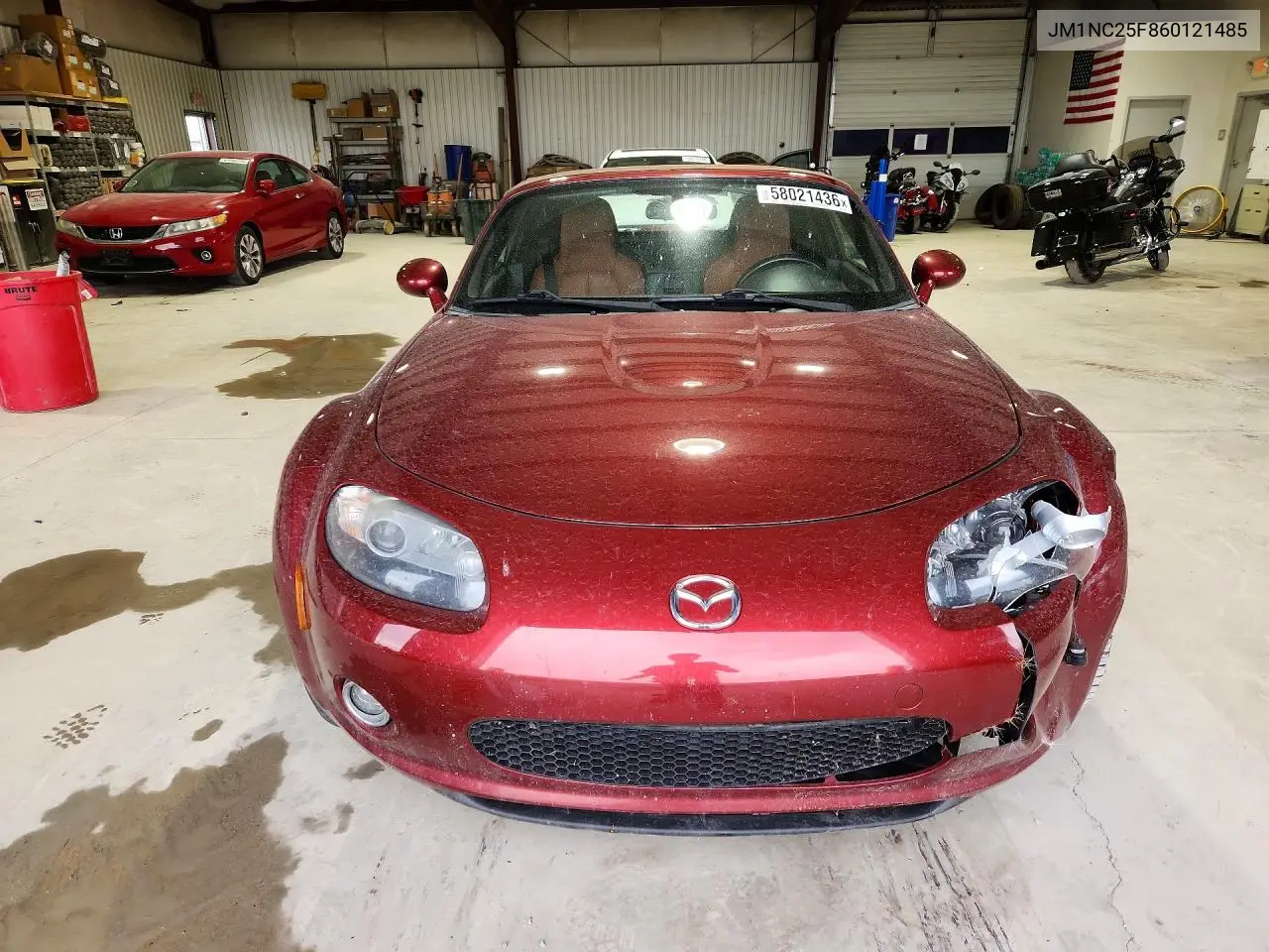 2006 Mazda Mx-5 Miata VIN: JM1NC25F860121485 Lot: 58021436